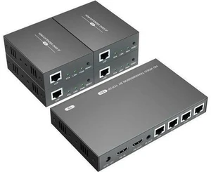4K HDMI Extender, Ultra HD 4K@60Hz Over Cat5e/6 Up to 200ft/60m, Extended Audio and Video, Supports Loop Out, IR, HDCP 2.2/1.4 YUV 444 4K HDMI Extender, Ultra HD 4K@60Hz Over Cat5e/6 Up to 200ft/60m, Extended Audio and Video, Supports Loop Out, IR, HDCP 2.2/1.4 YUV 444