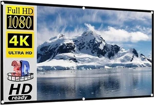 Projector Screen Projector 16:10 Anti Light Curtain 92 Inches with Black Border and Hole Portable 3D HD Projection Screen Projector Screen Projector 16:10 Anti Light Curtain 92 Inches with Black Border and Hole Portable 3D HD Projection Screen