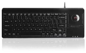 Perixx PERIBOARD-514H Plus Wired Keyboard with Trackball - 14.57x5.39x1.02 Inch - USB Port with 2 Hubs, US English Layout, Black Perixx PERIBOARD-514H Plus Wired Keyboard with Trackball - 14.57x5.39x1.02 Inch - USB Port with 2 Hubs, US English Layout, Black