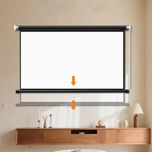 Manual Pull Down Projector Screen 60" 72" Home Theater Projection Screen Ceiling Wall Mount Projection Screen Outdoor Movie Screen(60inch(4:3)) Manual Pull Down Projector Screen 60" 72" Home Theater Projection Screen Ceiling Wall Mount Projection Screen Outdoor Movie Screen(60inch(4:3))