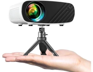 Mini Projector, ELEPHAS Portable Projector for iPhone, 7000L with Synchronize Smartphone Screen, Movie Projector with 1080P HD/200 Screen Support, Compatible with Android/iOS/TV Stick/HDMI/USB/SD Mini Projector, ELEPHAS Portable Projector for iPhone, 7000L with Synchronize Smartphone Screen, Movie Projector with 1080P HD/200 Screen Support, Compatible with Android/iOS/TV Stick/HDMI/USB/SD