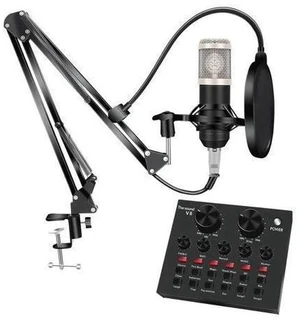 800 Studio Microphone Kits With Filter V8 Sound Card Condenser Microphone Bundle Record Ktv Karaoke Smartphone Microphone 800 Studio Microphone Kits With Filter V8 Sound Card Condenser Microphone Bundle Record Ktv Karaoke Smartphone Microphone