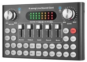 Sound Card Voice Converter, o DJ Mixer, Live Broadcast, Broadcast Recording Multi-Sound Effect o Box Sound Card Voice Converter, o DJ Mixer, Live Broadcast, Broadcast Recording Multi-Sound Effect o Box