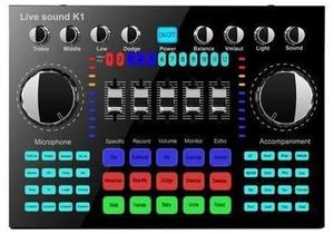 Weastlinks K1 Computer Phone Voice Changer HIFI Live Sound Card Mixer Board Streaming Audio Bluetooth 5.0 Universal Weastlinks K1 Computer Phone Voice Changer HIFI Live Sound Card Mixer Board Streaming Audio Bluetooth 5.0 Universal