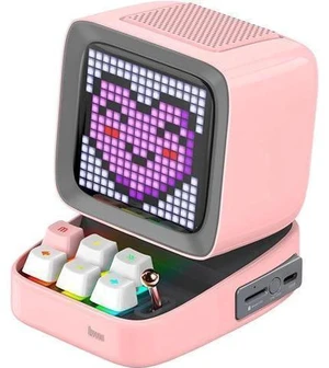 Divoom Ditoo Retro Pixel Art Game Bluetooth Speaker with 16X16 LED App Controlled Front Screen (Pink) Divoom Ditoo Retro Pixel Art Game Bluetooth Speaker with 16X16 LED App Controlled Front Screen (Pink)