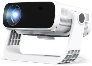 Smart Projector with WiFi 6 and Bluetooth - 4K Support 350Ansi Portable Bedroom Mini Projector Native 1080P , 2026 New Auto Keystone & Zoom Home Theater Cinema Movie Proyector, 120° Stand Smart Projector with WiFi 6 and Bluetooth - 4K Support 350Ansi Portable Bedroom Mini Projector Native 1080P , 2026 New Auto Keystone & Zoom Home Theater Cinema Movie Proyector, 120° Stand