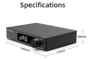DA-6 Power Amplifier Mini High Resolution DA6 Amp 70W*2 with Remote Control(Silver) DA-6 Power Amplifier Mini High Resolution DA6 Amp 70W*2 with Remote Control(Silver)