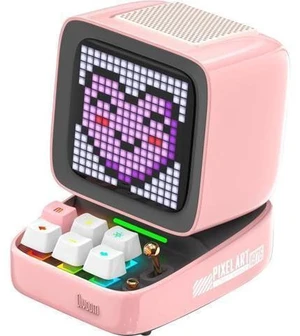 Divoom Ditoo Retro Pixel Art Game Bluetooth Speaker with 16X16 LED App Controlled Front Screen (Pink) Divoom Ditoo Retro Pixel Art Game Bluetooth Speaker with 16X16 LED App Controlled Front Screen (Pink)