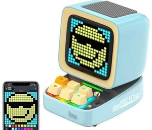 Divoom Ditoo Retro Pixel Art Game Bluetooth Speaker with 16X16 LED App Controlled Front Screen (Blue) \u2026 Divoom Ditoo Retro Pixel Art Game Bluetooth Speaker with 16X16 LED App Controlled Front Screen (Blue) \u2026