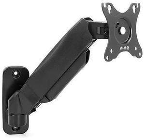Black Height Adjustable Pneumatic Arm Single Monitor Wall Mount Full Motion Articulating | fits 17 to 27 inch Screen MOUNTV001A Black Height Adjustable Pneumatic Arm Single Monitor Wall Mount Full Motion Articulating | fits 17 to 27 inch Screen MOUNTV001A