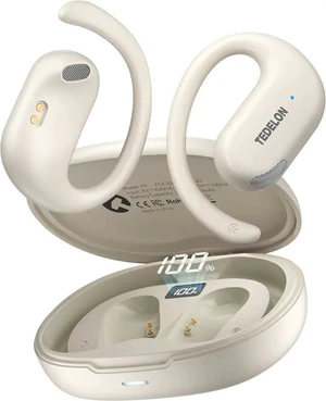 Open Ear Earbuds, 50H Open Ear Headphones Bluetooth 5.4, IPX6 Open Ear buds Wireless with Adjustable Ear hook, Hi-res Stereo, AI Clear Call, Lightweight, Wireless Over Earbud for Workout, Gym, Running Open Ear Earbuds, 50H Open Ear Headphones Bluetooth 5.4, IPX6 Open Ear buds Wireless with Adjustable Ear hook, Hi-res Stereo, AI Clear Call, Lightweight, Wireless Over Earbud for Workout, Gym, Running