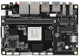 YY3588 Single Board Computer - RK3588 SoC,6TOPS NPU, 4/8/16/32GB RAM, 4G/LTE/NFC Support, 4K/8K Video Codec, Multi-Interface Expansion for Edge AI & IoT (4GB RAM+32GB eMMC,Basic Kit) YY3588 Single Board Computer - RK3588 SoC,6TOPS NPU, 4/8/16/32GB RAM, 4G/LTE/NFC Support, 4K/8K Video Codec, Multi-Interface Expansion for Edge AI & IoT (4GB RAM+32GB eMMC,Basic Kit)