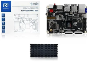 R1 Single Board Computer -Basic Rockchip RK3588S -6 Tops NPU & 8K Display -Support HDMI 2.1, SATA 3.0, PCIe 2.0 SSD, USB Host x5, Onboard NFC -AIoT Control/NAS (8GB RAM+64GB eMMC) R1 Single Board Computer -Basic Rockchip RK3588S -6 Tops NPU & 8K Display -Support HDMI 2.1, SATA 3.0, PCIe 2.0 SSD, USB Host x5, Onboard NFC -AIoT Control/NAS (8GB RAM+64GB eMMC)