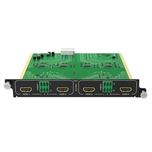 1080P@60Hz HDMI Input Card 4 Port (1-Card 4-Port) for Modular Matrix Switcher Video Wall Controller w/Audio Input, EDID, Seamless Switching 1080P@60Hz HDMI Input Card 4 Port (1-Card 4-Port) for Modular Matrix Switcher Video Wall Controller w/Audio Input, EDID, Seamless Switching