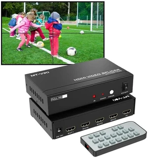 4K 2x2 Video Wall Controller, HDMI TV Wall 2x2, Support 4K@30Hz Input & Output, 8 Display Mode 1x2/1x3/1x4... 4K 2x2 Video Wall Controller, HDMI TV Wall 2x2, Support 4K@30Hz Input & Output, 8 Display Mode 1x2/1x3/1x4...