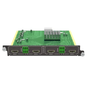 1080P@60Hz HDMI Output Card 4 Port (1-Card 4-Port) for Modular Matrix Switcher w/Audio Input, EDID, Seamless Switching 1080P@60Hz HDMI Output Card 4 Port (1-Card 4-Port) for Modular Matrix Switcher w/Audio Input, EDID, Seamless Switching