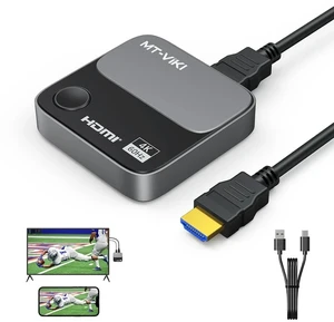 4K Wireless HDMI Display Dongle Adapter, Wireless Transmitter, 4K@60Hz Input & Output, Streaming Media Video to Monitor from Mac iOS Android Windows, Support Airplay DLNA Miracast 4K Wireless HDMI Display Dongle Adapter, Wireless Transmitter, 4K@60Hz Input & Output, Streaming Media Video to Monitor from Mac iOS Android Windows, Support Airplay DLNA Miracast