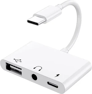 USB C to 3.5mm Jack Headphone Adapter with Charger OTG Cable Adapter Type C to Aux Audio Earphones Splitter for Galaxy S22 Ultra S21 S20 i-Pad Pro Air Pixel 4 Laptops USB C to 3.5mm Jack Headphone Adapter with Charger OTG Cable Adapter Type C to Aux Audio Earphones Splitter for Galaxy S22 Ultra S21 S20 i-Pad Pro Air Pixel 4 Laptops