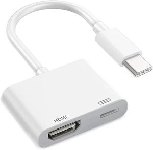 USB-C to HDMI Adapter 4K@120Hz for iPhone 15 16 17 to TV MFi Certified Type-C to HDMI 2.3 Dongle Cord with 100W Fast Charging Port for MacBook Pro/Air iPad Pro iMac Galaxy S25/S24 and More USB-C to HDMI Adapter 4K@120Hz for iPhone 15 16 17 to TV MFi Certified Type-C to HDMI 2.3 Dongle Cord with 100W Fast Charging Port for MacBook Pro/Air iPad Pro iMac Galaxy S25/S24 and More