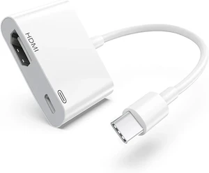 USB C to HDMI Adapter 4K@60Hz for iPhone 15/16/17 MFi Certified Digital AV Converter with 100W PD for MacBook Pro/Air iPad Pro iMac Galaxy S25/S24 and More USB C to HDMI Adapter 4K@60Hz for iPhone 15/16/17 MFi Certified Digital AV Converter with 100W PD for MacBook Pro/Air iPad Pro iMac Galaxy S25/S24 and More