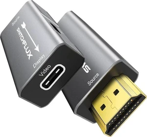 HDMI to USB C Adapter | 4K@60Hz HDMI Source to USB-C Display Converter for XR/AR Glasses(XREAL One Air 2 Pro VITURE Pro RayNeo Air 2s Rokid) Portable Monitors Laptop Switch PS5/4 Xbox HDMI to USB C Adapter | 4K@60Hz HDMI Source to USB-C Display Converter for XR/AR Glasses(XREAL One Air 2 Pro VITURE Pro RayNeo Air 2s Rokid) Portable Monitors Laptop Switch PS5/4 Xbox