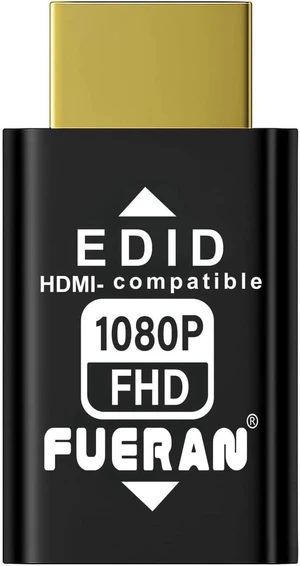 HDMI EDID Emulator Adapter 1920X1080@60Hz(1080P)-1Pack Passthrough Plug & Play Compatible with Mac Thunderbolt to HDMI Switches AV Receivers Extenders HDMI EDID Emulator Adapter 1920X1080@60Hz(1080P)-1Pack Passthrough Plug & Play Compatible with Mac Thunderbolt to HDMI Switches AV Receivers Extenders