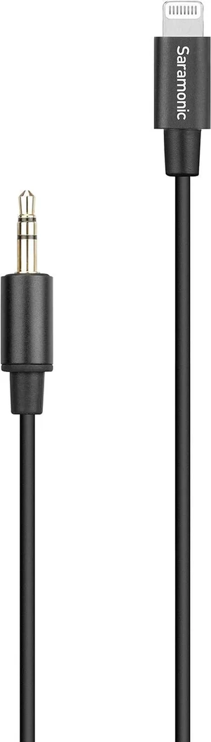 3.5mm TRS Male to Lightning Connector Microphone & Audio Adapter Cable 9 (22.86cm) (SR-C2000) black 3.5mm TRS Male to Lightning Connector Microphone & Audio Adapter Cable 9 (22.86cm) (SR-C2000) black