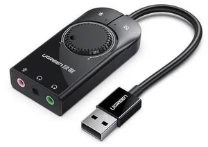 USB Sound Card External Sound Card with Volume Control USB to 3.5mm Jack Audio Adapter for Windows USB Sound Card External Sound Card with Volume Control USB to 3.5mm Jack Audio Adapter for Windows