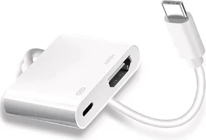 USB C to HDMI for TV 4K@60Hz Type C to HDMI Adapter with Charging Port iPhone to Hdmi to USB C Adapter Compatible for iPhone 16/15 Series/iPad Pro/Galaxy/MacBook Pro to HDTV Projector USB C to HDMI for TV 4K@60Hz Type C to HDMI Adapter with Charging Port iPhone to Hdmi to USB C Adapter Compatible for iPhone 16/15 Series/iPad Pro/Galaxy/MacBook Pro to HDTV Projector