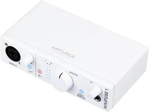 MiniFuse 1 - Compact USB Audio Interface with Creative Software for Recording, Production, Podcasting, Guitar - White | USB-C 1x Combo Xlr and ¼ Input, 48V Phantom, Headphone and Stereo Outs, Loopbac MiniFuse 1 - Compact USB Audio Interface with Creative Software for Recording, Production, Podcasting, Guitar - White | USB-C 1x Combo Xlr and ¼ Input, 48V Phantom, Headphone and Stereo Outs, Loopbac