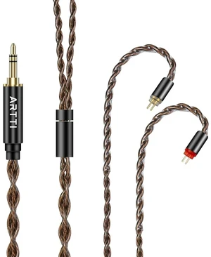 A1 Upgraded 4 Core Monocrystalline Copper Detachable Earphone Cable IEM Cable in-Ear Headphone Audio Cable (2pin-0.78mm 3.5mm) A1 Upgraded 4 Core Monocrystalline Copper Detachable Earphone Cable IEM Cable in-Ear Headphone Audio Cable (2pin-0.78mm 3.5mm)