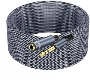 1/4 inch Extension Cable 10ft 1/4 Male to Female Stereo Headphone Guitar Cable 1/4 inch Extension Cable 10ft 1/4 Male to Female Stereo Headphone Guitar Cable