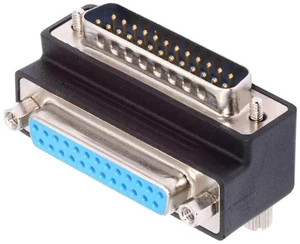 Parallel LPT AES/EBU DB25pin Male Nut to Female Screw Extension Adapter DB Connector Up 90 Degree Angled Parallel LPT AES/EBU DB25pin Male Nut to Female Screw Extension Adapter DB Connector Up 90 Degree Angled