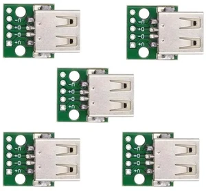 5pcs/Set DIY OEM USB2.0 Type-A Female Receptacle Socket Connector with PCB Mounting Assembly Solder Type 480Mbps 5pcs/Set DIY OEM USB2.0 Type-A Female Receptacle Socket Connector with PCB Mounting Assembly Solder Type 480Mbps