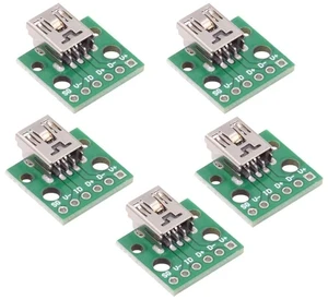 5pcs/Set DIY OEM USB2.0 Mini-B Female Receptacle Socket Connector Horizontal with PCB Mounting Assembly Solder Type 480Mbps 5pcs/Set DIY OEM USB2.0 Mini-B Female Receptacle Socket Connector Horizontal with PCB Mounting Assembly Solder Type 480Mbps