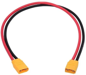 xiwai XT90 Plug Male to Male 10AWG Extension Cable Charging Connector for RC Battery Portable Power Station Solar Panel 1.6ft xiwai XT90 Plug Male to Male 10AWG Extension Cable Charging Connector for RC Battery Portable Power Station Solar Panel 1.6ft