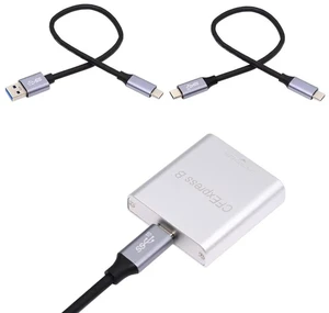 USB3.1 Type-C USB3.0 Type-A to CF Express Extension Card Reader CFE Type-B Support R5 Z6 Z7 CFB Memory Card USB3.1 Type-C USB3.0 Type-A to CF Express Extension Card Reader CFE Type-B Support R5 Z6 Z7 CFB Memory Card