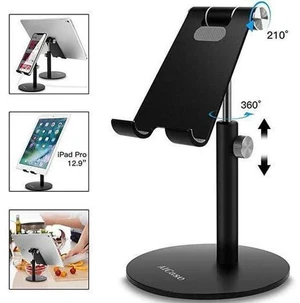Adjustable Tablet/Phone Stand, Telescopic Adjustable iPad Stand Holder,Universal Multi Angle Aluminum Stand Compatible with iPhone Smart Cell Phone/Tablet/iPad(4-13 inch), Black Adjustable Tablet/Phone Stand, Telescopic Adjustable iPad Stand Holder,Universal Multi Angle Aluminum Stand Compatible with iPhone Smart Cell Phone/Tablet/iPad(4-13 inch), Black