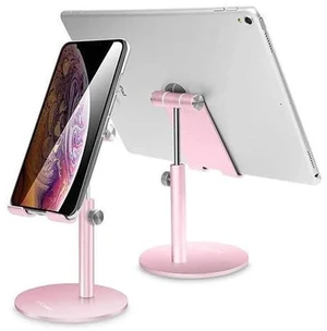 Adjustable Tablet/Phone Stand, Telescopic Adjustable iPad Stand Holder,Universal Multi Angle Aluminum Stand Compatible with Smart Cell Phone/Tablet/iPad(4-13 inch), Rose Gold Adjustable Tablet/Phone Stand, Telescopic Adjustable iPad Stand Holder,Universal Multi Angle Aluminum Stand Compatible with Smart Cell Phone/Tablet/iPad(4-13 inch), Rose Gold
