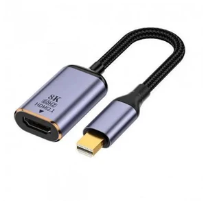 FVH CY DP-056-MDP Mini DisplayPort 1.4 Source to HDMI 2.0 Display 8K 60hz UHD 4K MINI-DP to HDMI Female Monitor Adapter Cable FVH CY DP-056-MDP Mini DisplayPort 1.4 Source to HDMI 2.0 Display 8K 60hz UHD 4K MINI-DP to HDMI Female Monitor Adapter Cable