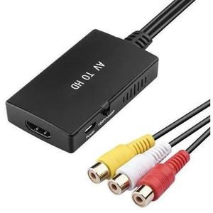 3RCA AV Signal to Digital 1080p HDMI, Ideal for Connecting NES/SNES to Modern Monitors RCA to HDM1 3RCA AV Signal to Digital 1080p HDMI, Ideal for Connecting NES/SNES to Modern Monitors RCA to HDM1