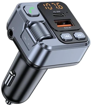Car MP3 Player with FM Transmitter PD30W Fast Charging + 2.4A Port, Bluetooth Hands-Free & AUX Playback Car Charger Car MP3 Player with FM Transmitter PD30W Fast Charging + 2.4A Port, Bluetooth Hands-Free & AUX Playback Car Charger