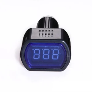 Mini Digital Car Voltmeter LED Display Battery Monitor, Cigarette Lighter Plug-in Voltage Tester for Car/Boat/Motorcycle Mini Digital Car Voltmeter LED Display Battery Monitor, Cigarette Lighter Plug-in Voltage Tester for Car/Boat/Motorcycle