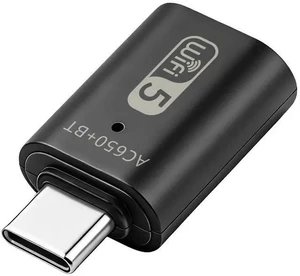 650Mbps Type-C Dual-Band Wireless Adapter RTL8821CU, WiFi + Bluetooth 2-in-1, USB-C WiFi Dongle with BT Combo for Laptop / PC / Tablet 650Mbps Type-C Dual-Band Wireless Adapter RTL8821CU, WiFi + Bluetooth 2-in-1, USB-C WiFi Dongle with BT Combo for Laptop / PC / Tablet