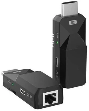 1080P HDMI Extender, Use Cat5e/6 Ethernet Cable Extend Audio and Video Signals up to 165 Feet with Lossless Transmission 1080P HDMI Extender, Use Cat5e/6 Ethernet Cable Extend Audio and Video Signals up to 165 Feet with Lossless Transmission