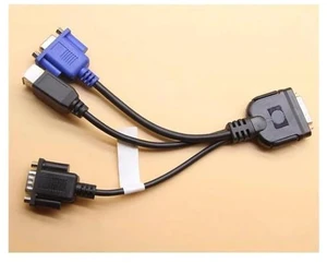 Blade server adapter cable KVM cable serial port + USB + VGA 409496-001 416003-001 suitable for C3000 C7000 Blade server adapter cable KVM cable serial port + USB + VGA 409496-001 416003-001 suitable for C3000 C7000