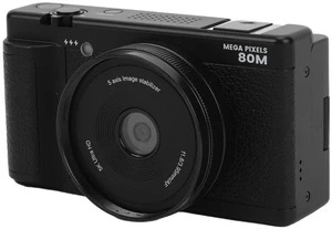 5K Compact Digital Camera, 2.8 Inch 270 Degree Flip Screen, Built in Flash and 18X Digital Zoom, 80MP Digital Point and Shoot Camera for Photography (Black) 5K Compact Digital Camera, 2.8 Inch 270 Degree Flip Screen, Built in Flash and 18X Digital Zoom, 80MP Digital Point and Shoot Camera for Photography (Black)