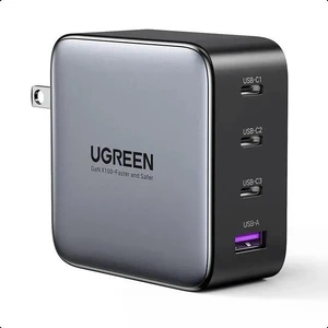 UGREEN 100W USB C Multiport Charger - 4-Port USB Charging Station GaN Fast Charger Power Adapter Compatible for MacBook Pro/Air, iPad Pro, iPad Mini 6, Dell XPS, Galaxy S21/S20, iPhone 13/13 Pro Max/1 UGREEN 100W USB C Multiport Charger - 4-Port USB Charging Station GaN Fast Charger Power Adapter Compatible for MacBook Pro/Air, iPad Pro, iPad Mini 6, Dell XPS, Galaxy S21/S20, iPhone 13/13 Pro Max/1