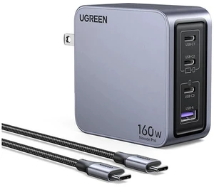 UGREEN Nexode Pro 160W 4-Port USB GaN Wall Charger UGREEN Nexode Pro 160W 4-Port USB GaN Wall Charger