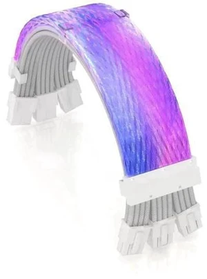 Full White ARGB GPU Extension Cable Kit, 3×8(6+2)Pin Strimer Style PSU Cord, 5V 3Pin Addressable Sync with White Connectors for White Themed PC Builds Full White ARGB GPU Extension Cable Kit, 3×8(6+2)Pin Strimer Style PSU Cord, 5V 3Pin Addressable Sync with White Connectors for White Themed PC Builds